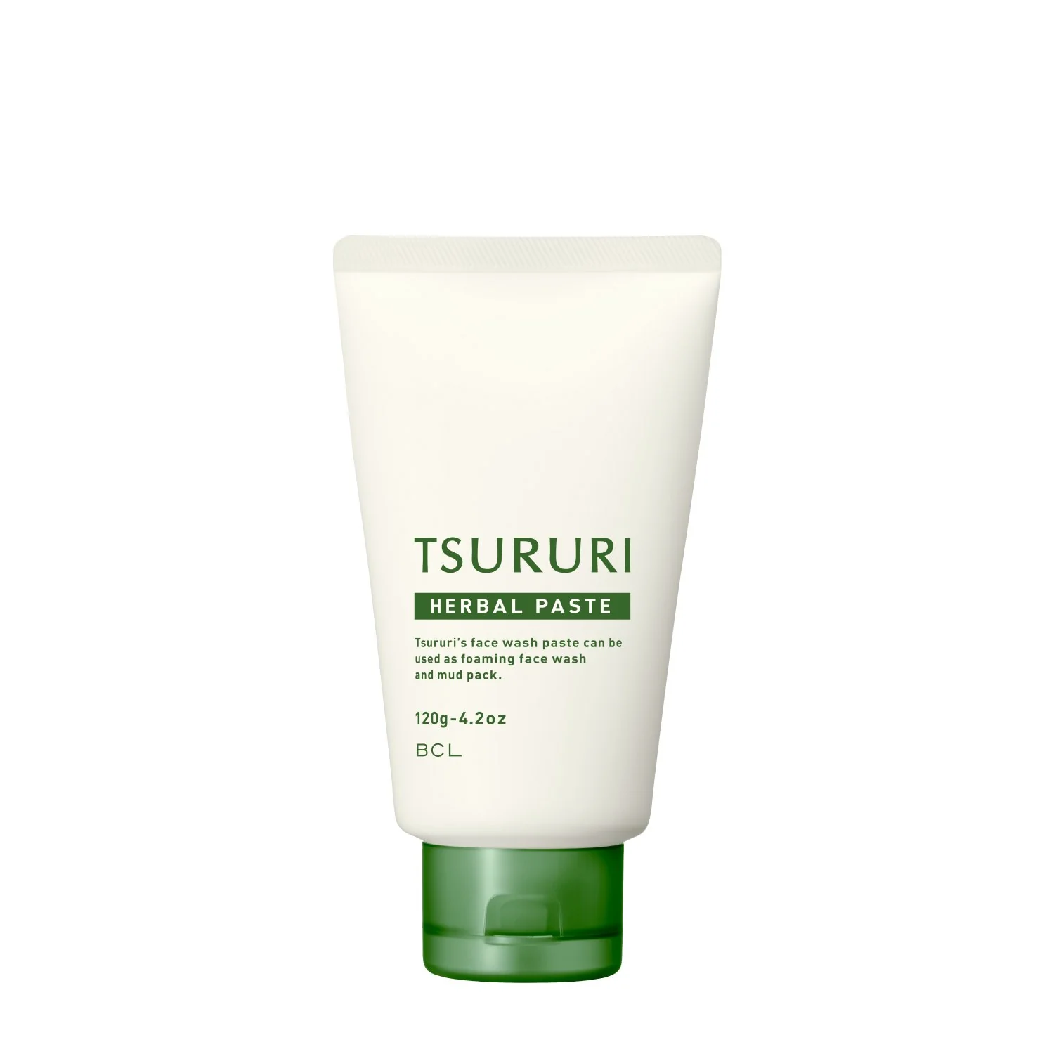 BCL Tsururi Herbal Facial Cleansing Paste Mud Pack 120g - Image 4