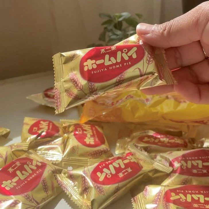 Fujiya Home Pie Japanese Old Fashioned Pie Snack 38 Pieces - Image 3