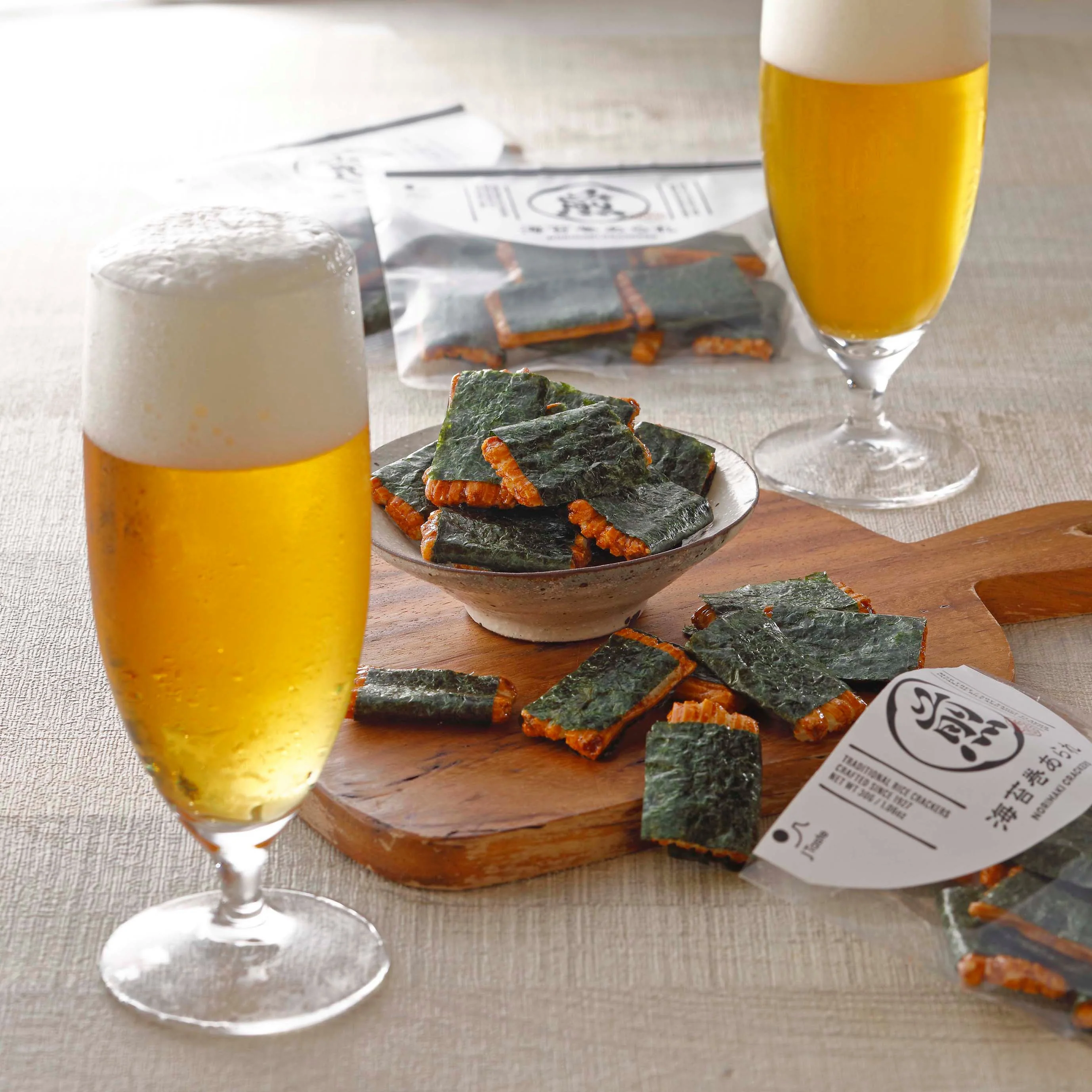 J Taste Norimaki Arare Nori Seaweed Rice Crackers (Pack of 10) - Image 6