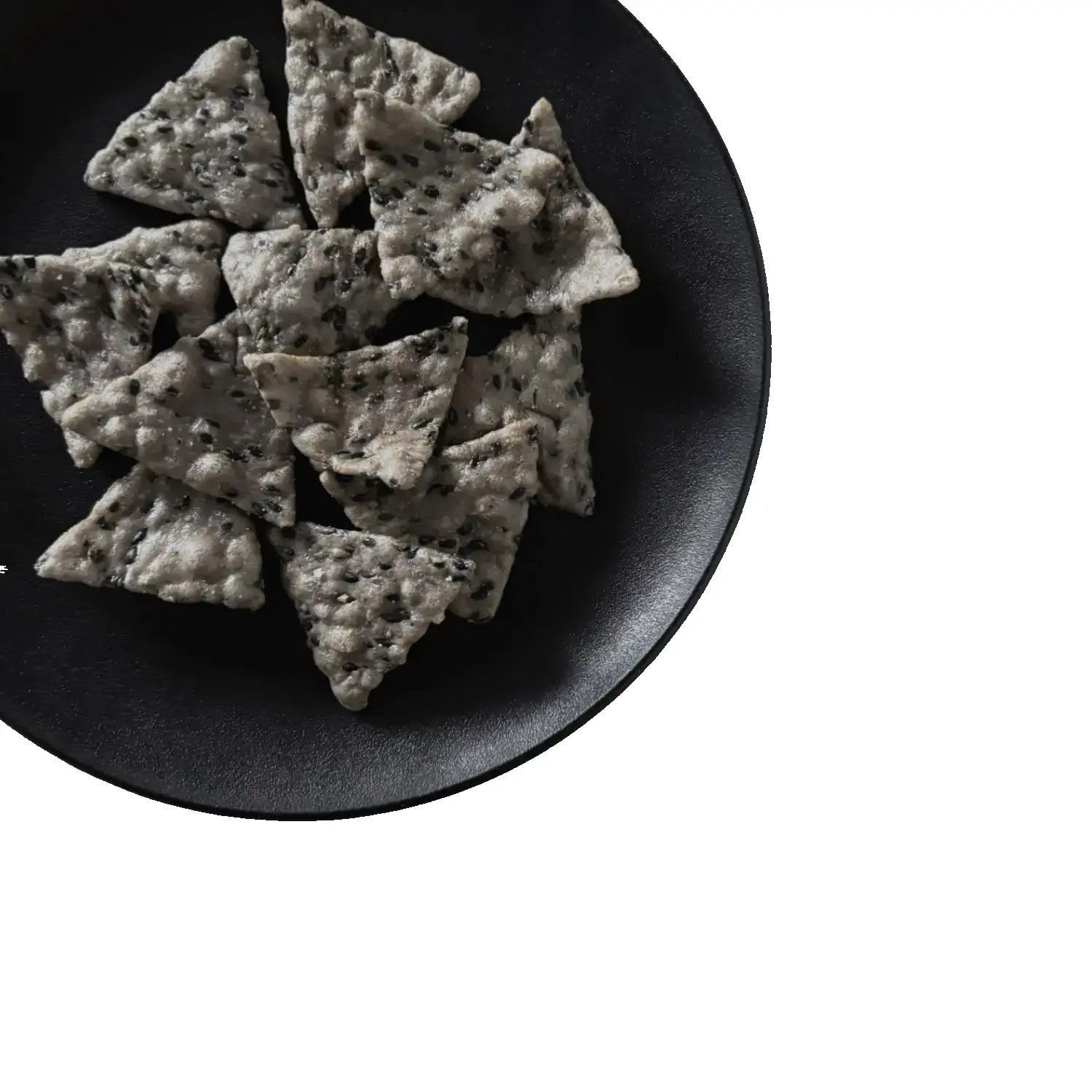 Roasted Kurogoma Black Sesame Rice Cracker Chips 60g (Box of 12 Bags) - Image 3