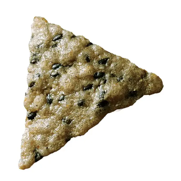 Roasted Kurogoma Black Sesame Rice Cracker Chips 60g (Box of 12 Bags) - Image 4