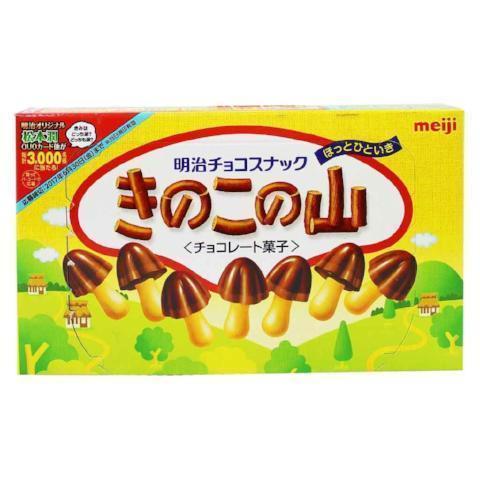 Meiji Kinoko no Yama Chocolate Mushroom Shaped Biscuits 66g - Image 3